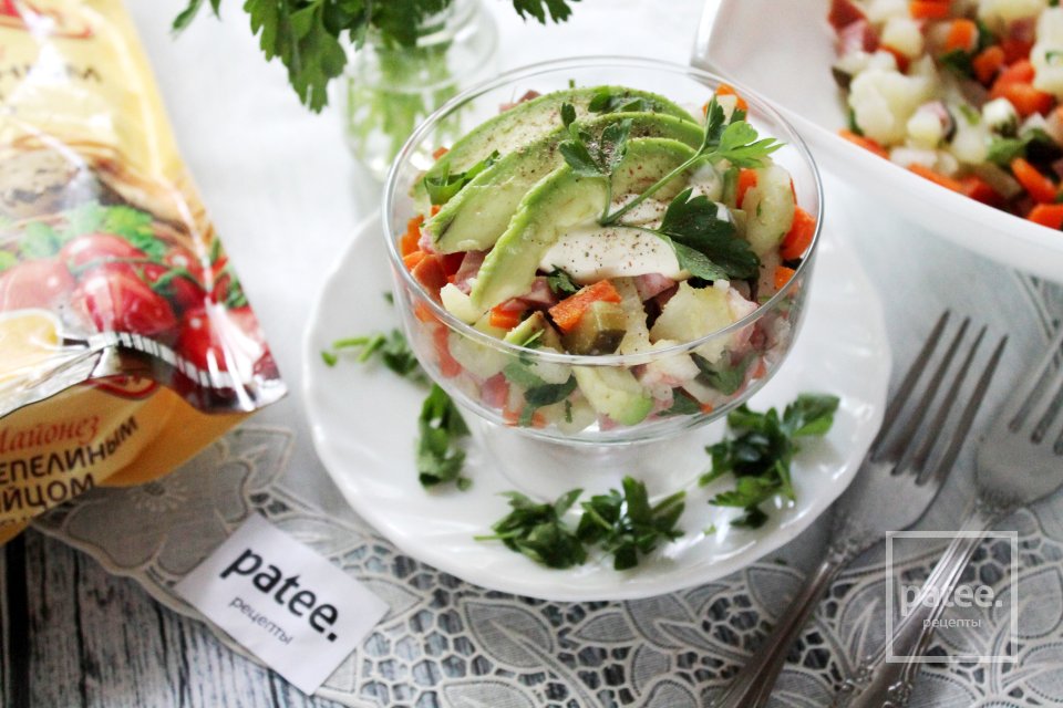 Зимний салат с авокадо - Шаг 14