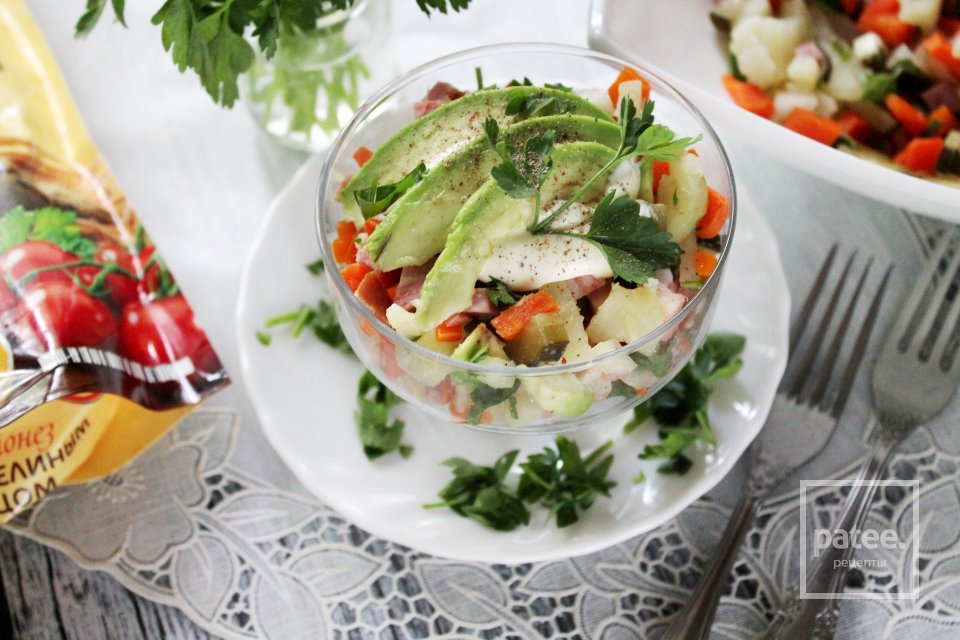 Зимний салат с авокадо - Шаг 15