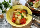 Домлама с курицей в духовке