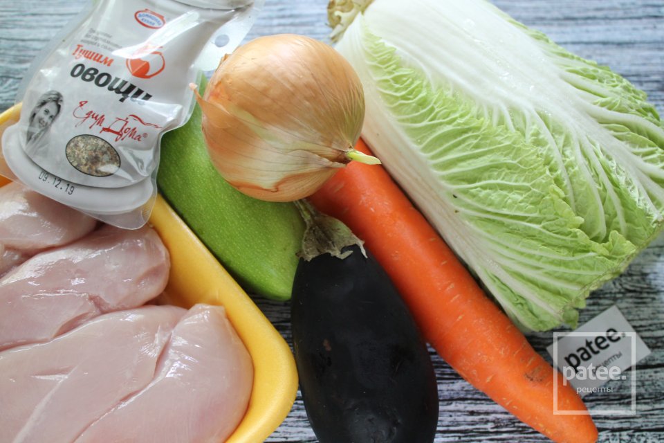 Домлама с курицей в духовке - Шаг 1