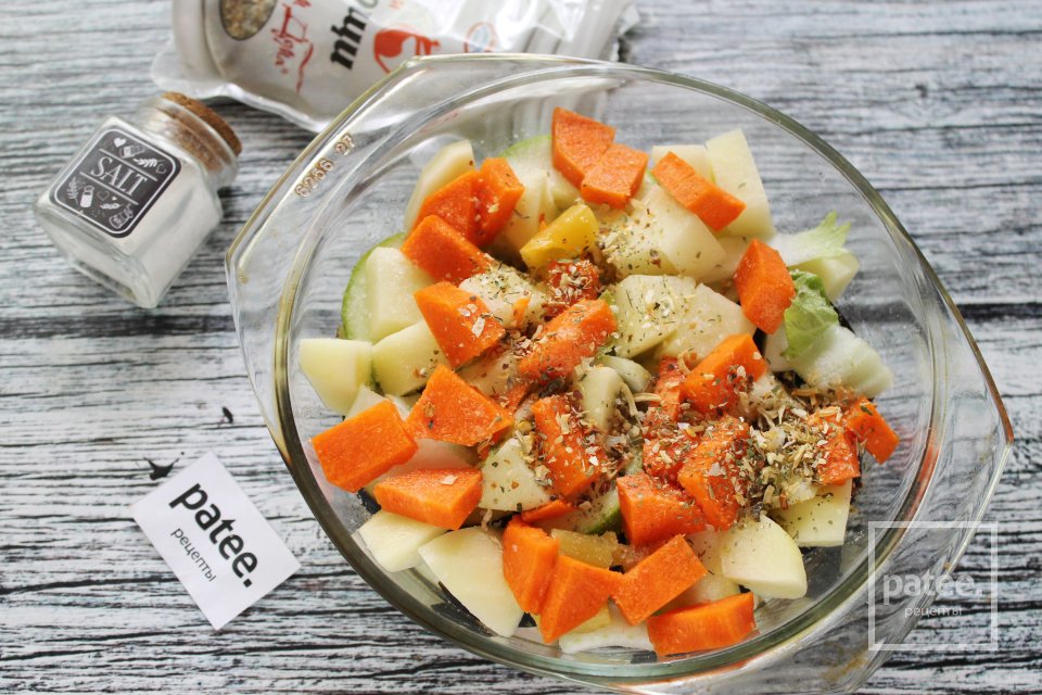 Домлама с курицей в духовке - Шаг 13