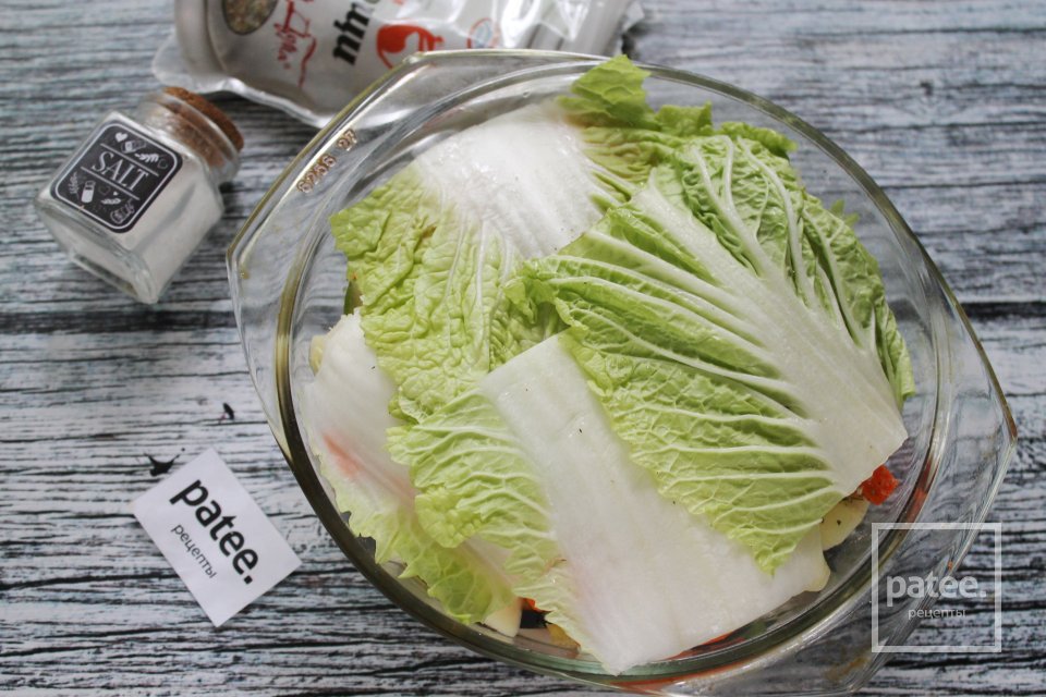 Домлама с курицей в духовке - Шаг 15