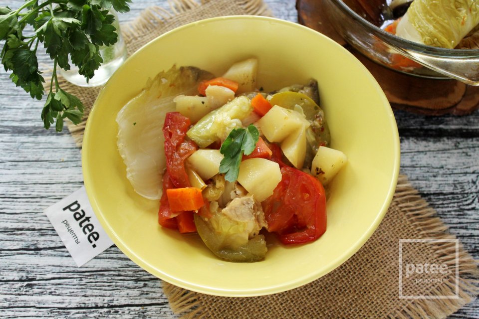 Домлама с курицей в духовке - Шаг 17