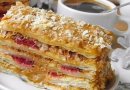 ТОРТИК ИЗ СЛОЕНОГО ТЕСТА СО СГУЩЕНКОЙ