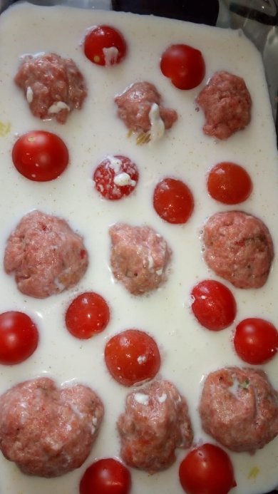 Фрикадельки с рисом и томатом Черри - Шаг 1