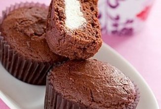 Шоколадно-творожные кексы