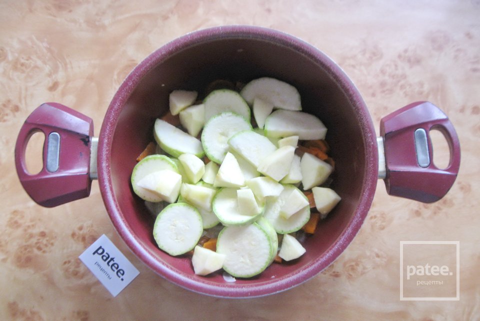 Овощное рагу с баклажаном и яблоком - Шаг 5