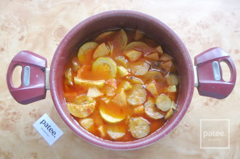 Овощное рагу с баклажаном и яблоком - Шаг 8