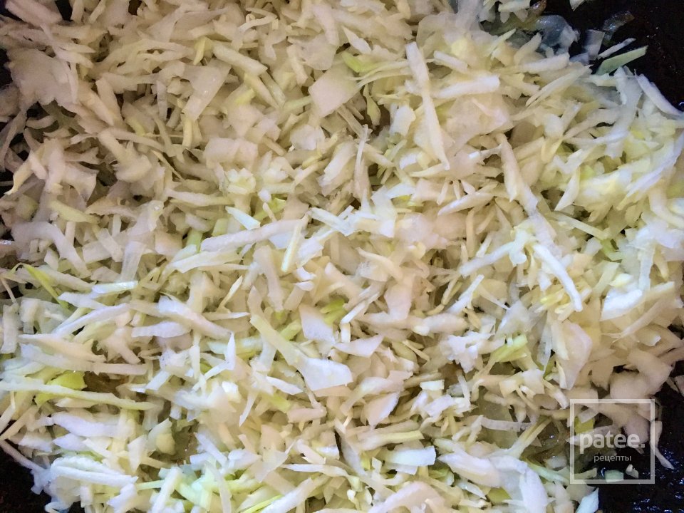 Пирог с варёным сердцем и капустой. - Шаг 3