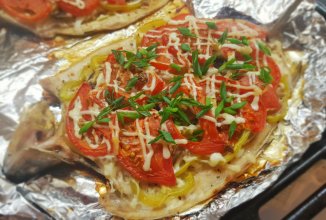 Коктал из речной форели в духовке