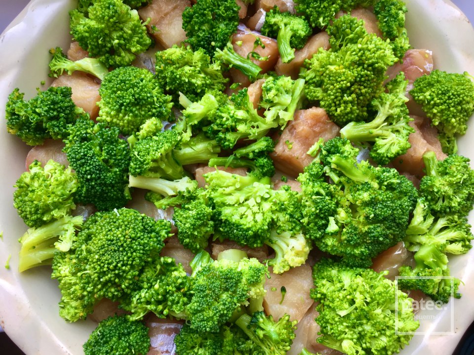 Рыбная запеканка с брокколи. - Шаг 7