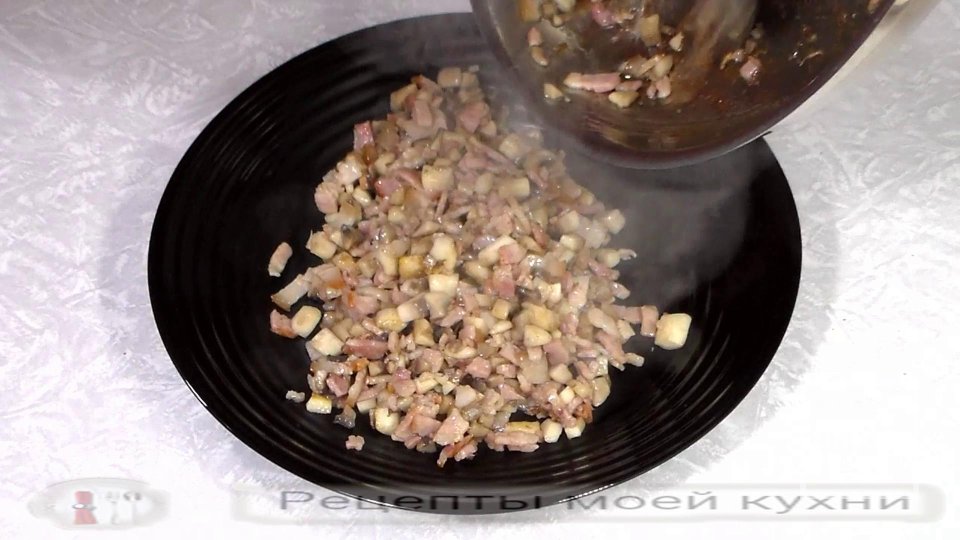 Картофельные лодочки с беконом и сыром запеченные в духовке - Шаг 10