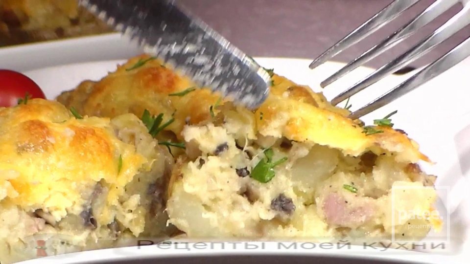 Картофельные лодочки с беконом и сыром запеченные в духовке - Шаг 18