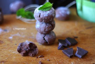 Шоколадно-мятные пряники