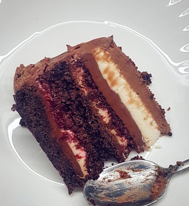 Торт Брауни-вишня - Шаг 6