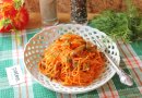 Морковь по-корейски с грибами