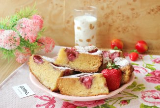 Клубничный пирог