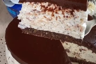 Йогуртовый торт без выпечки