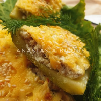 ПП Кабачки запечённые с творогом и сыром - Шаг 6