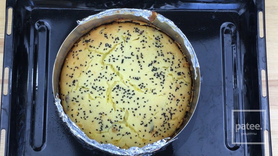 Заливной пирог с капустой - Шаг 5