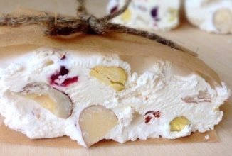 Мягкая нуга с орехами