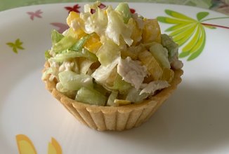 Тарталетки с курицей