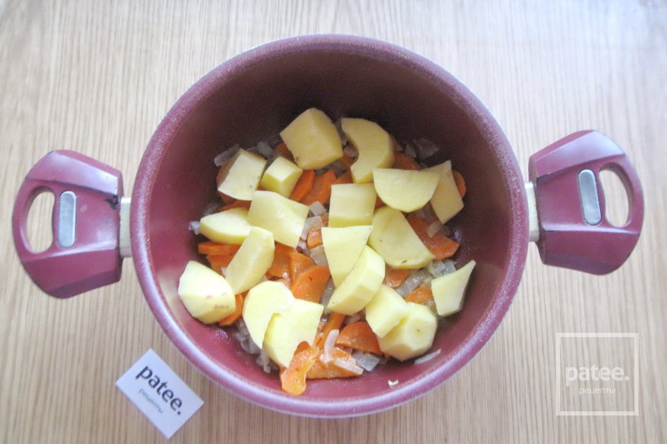 Овощное рагу с грибами в томатном соусе - Шаг 5