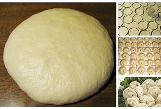 Тесто на минералке для пельменей и вареников