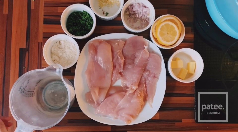 Куриная пикатта на гриле 💛 - Шаг 1