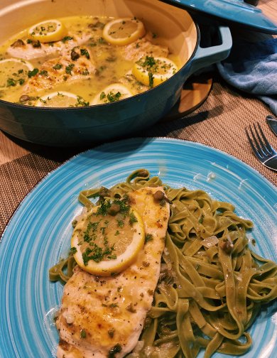 Куриная пикатта на гриле 💛 - Шаг 5