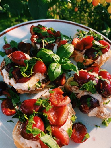 Брускетта с черешней и рикоттой ♥️🇮🇹 - Шаг 5