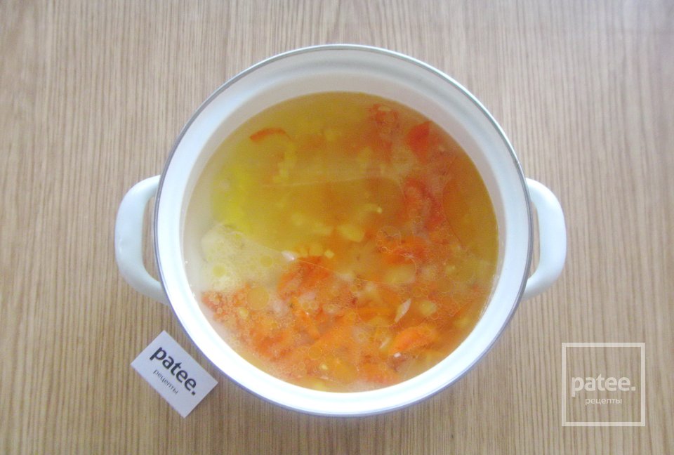 Суп с куриными кнелями и желтой чечевицей - Шаг 6