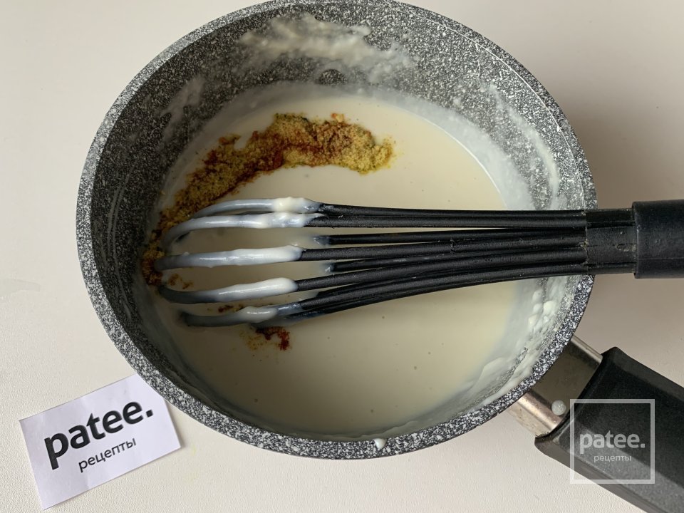 Mac'n'cheese с беконом и луком - Шаг 6