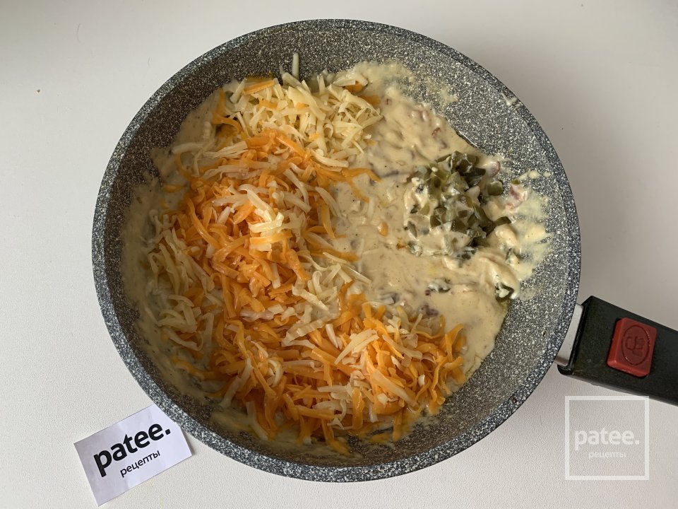 Mac'n'cheese с беконом и луком - Шаг 11