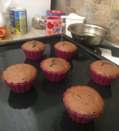 Шоколадный фондан - Шаг 5