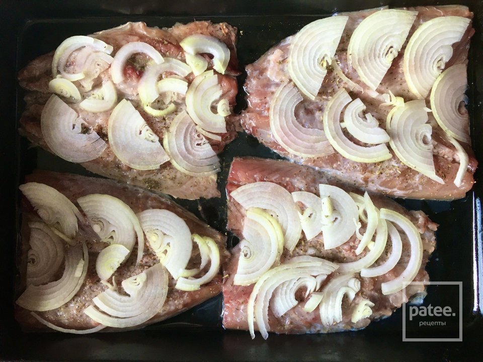 Филе скумбрии под «овощной шубой» - Шаг 3