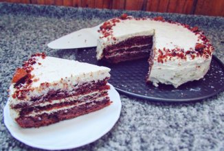 Торт красный бархат