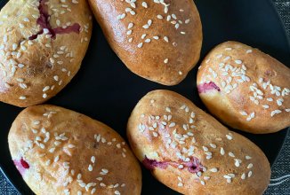 Пп пирожки из творога с малиной