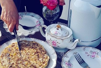 Творожно-банановая коврижка