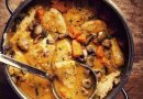 Куриная грудка с грибами в сливочном соусе