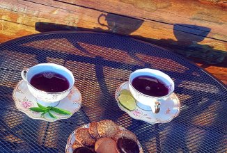 Ягодный айс-ти Черника с мятой