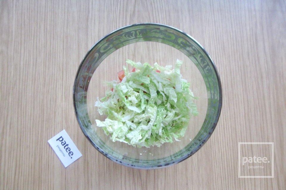 Салат "Летний" с пекинской капустой - Шаг 3