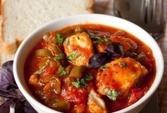 Пеппероната с курицей