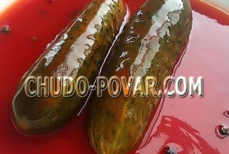 Огурцы с кетчупом "Чили"