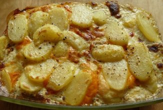 Запеченный картофель с сыром