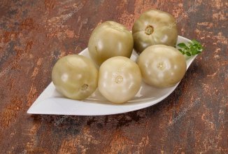 Зеленые соленые помидоры