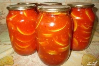 Кабачки в томатном соусе