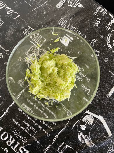 Кабачково-баклажанные оладушки с домашней аджикой - Шаг 1