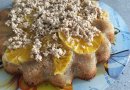 Кекс с апельсинами и грецкореховым жмыхом