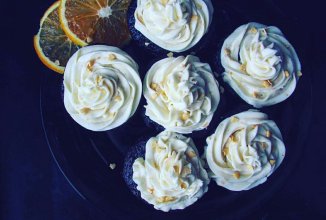 Шоколадно-апельсиновые капкейки